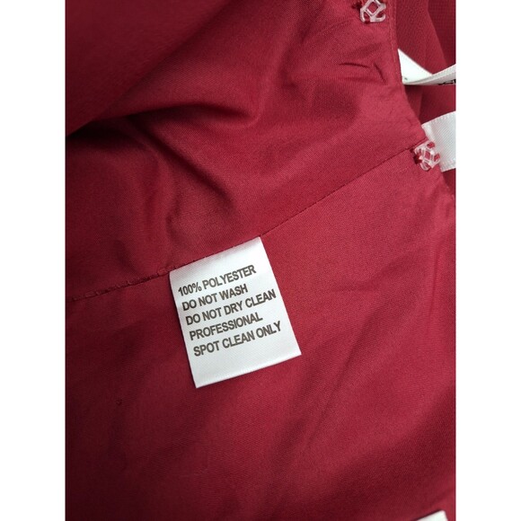 JJ's HOUSE Burgundy Chiffon Bridesmaid Dress Sz M Converitble Formal Wedding - Picture 9 of 15